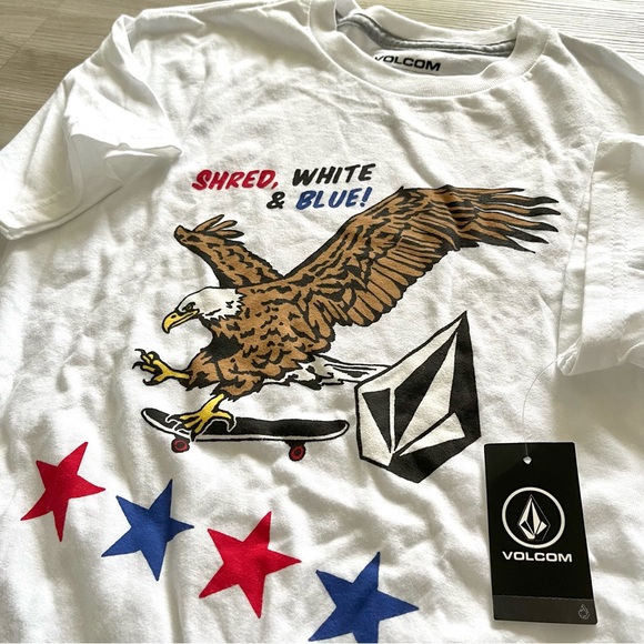 VOLCOM Shred Bird T-Shirts (Youth L) - Picture 1 of 6